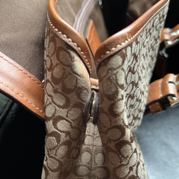 Coach Tan Satchel - Picture 6 of 8